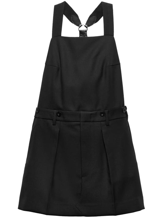 Gabardine Mini Dress