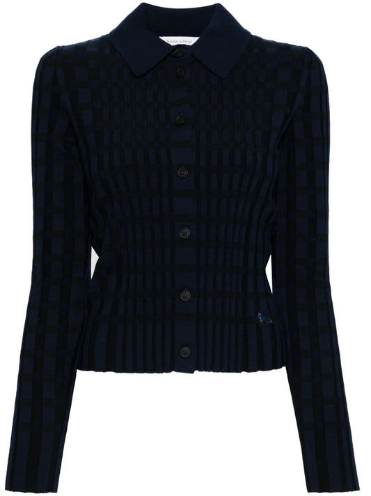 Checked Knitted Shirt