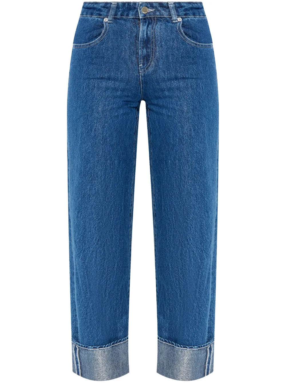 Cotton Cropped Jeans