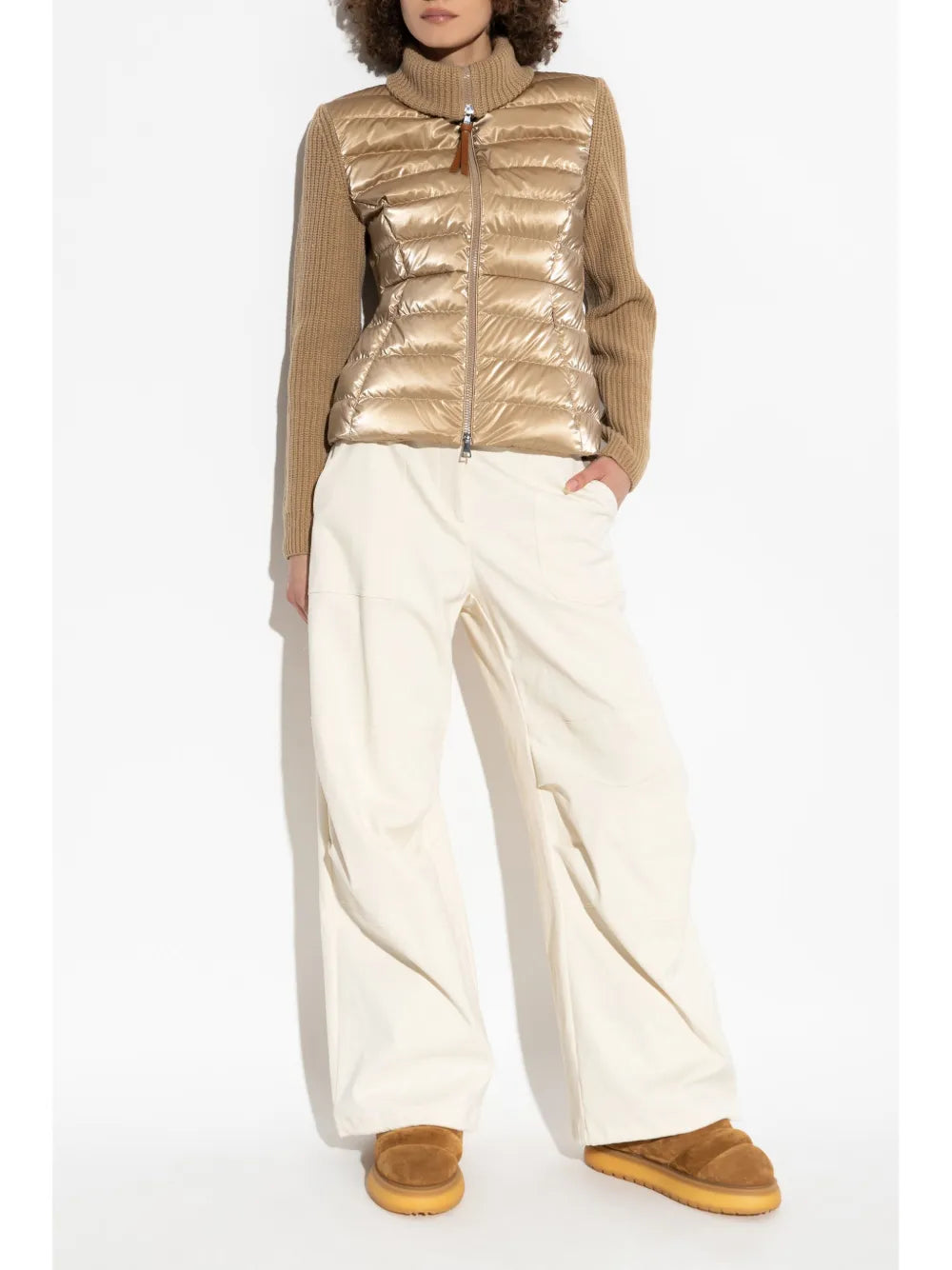 Logo-Patch Panelled Jacket