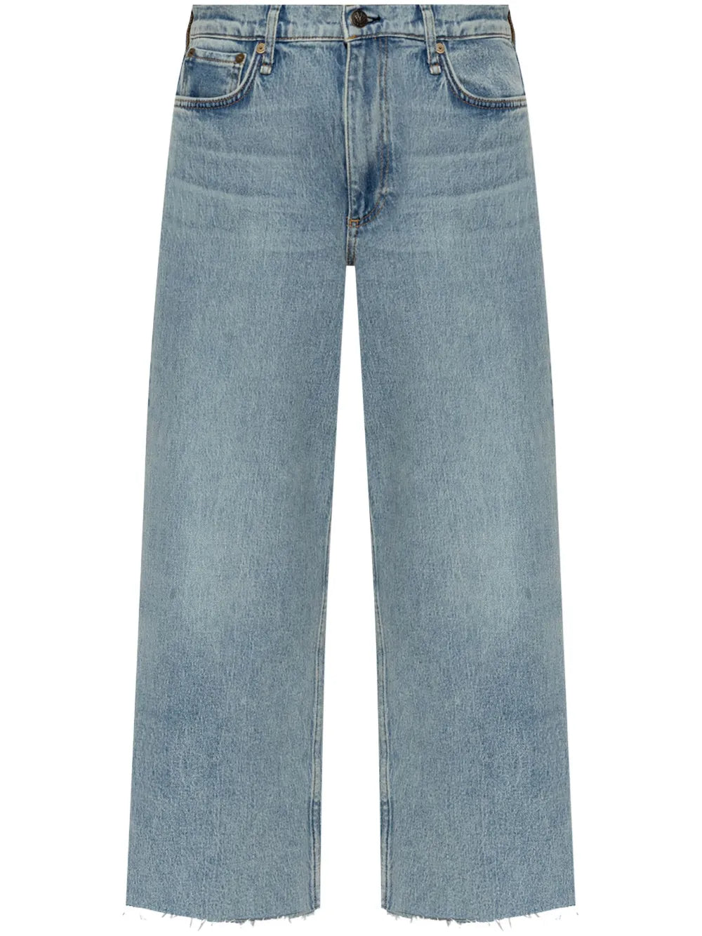 Cropped Wide-Leg Jeans