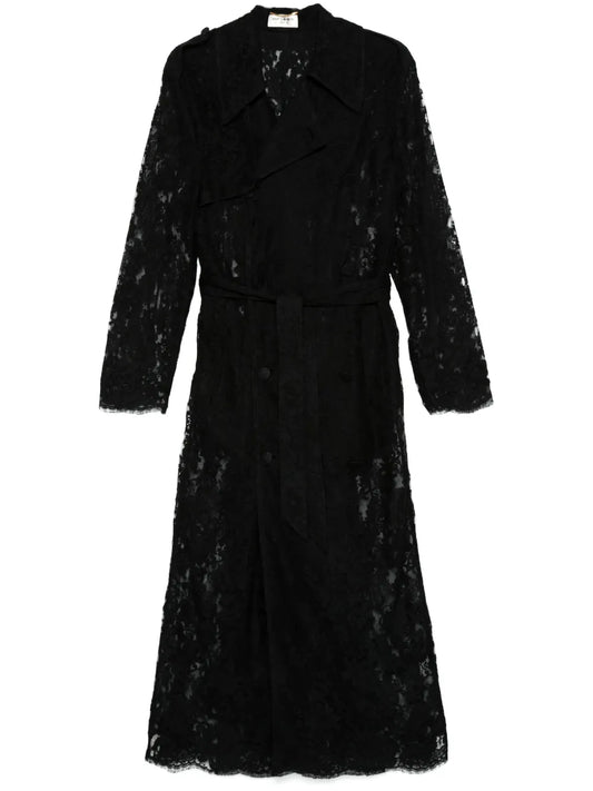 Lace Trench Coat
