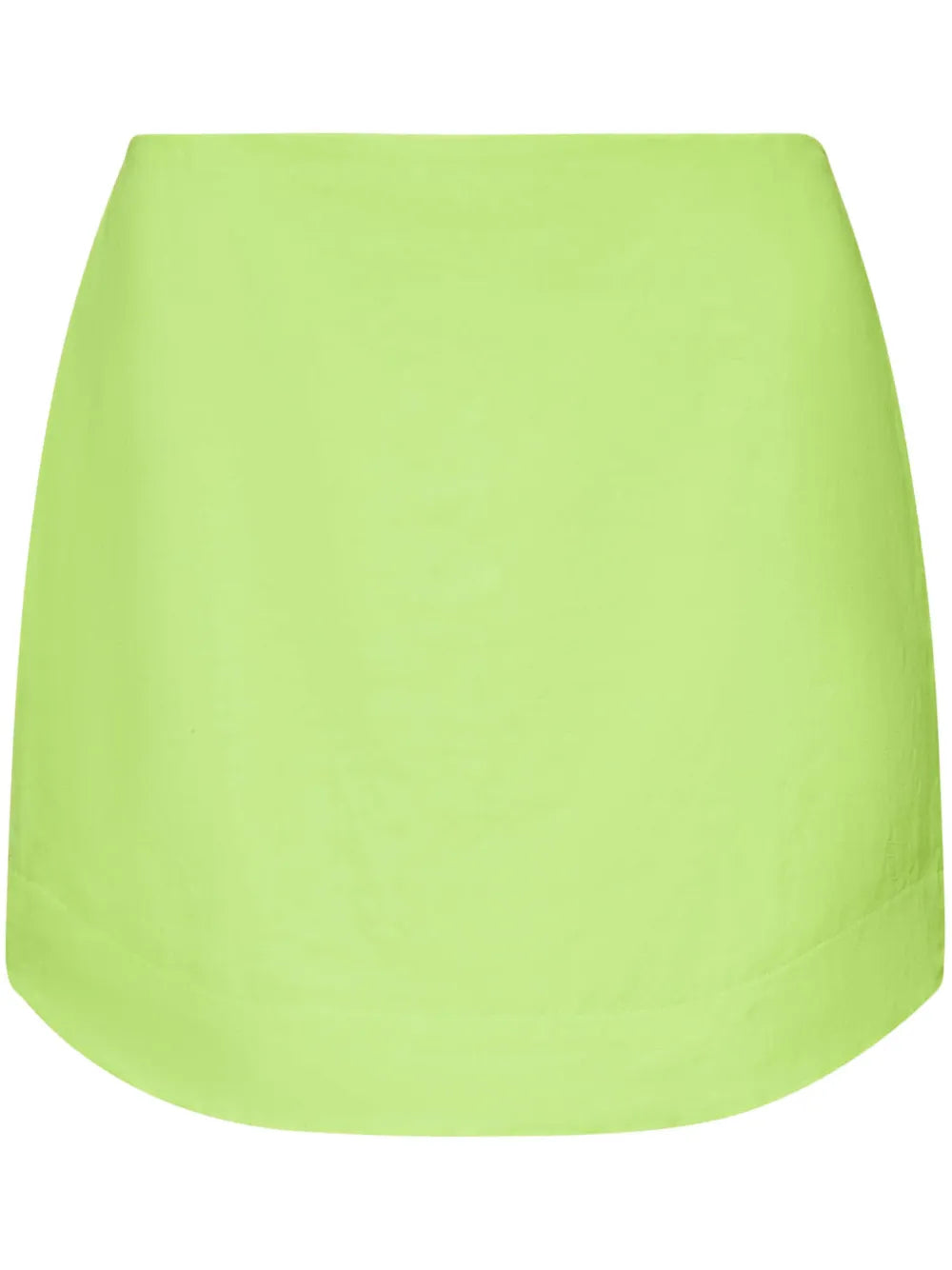 Curved-Hem Mini Skirt
