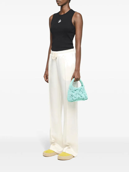 Anchor-Embroidered Top