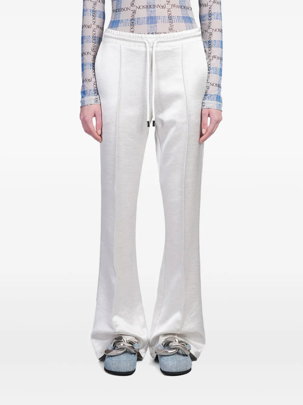 Drawstring-Waist Track Trousers
