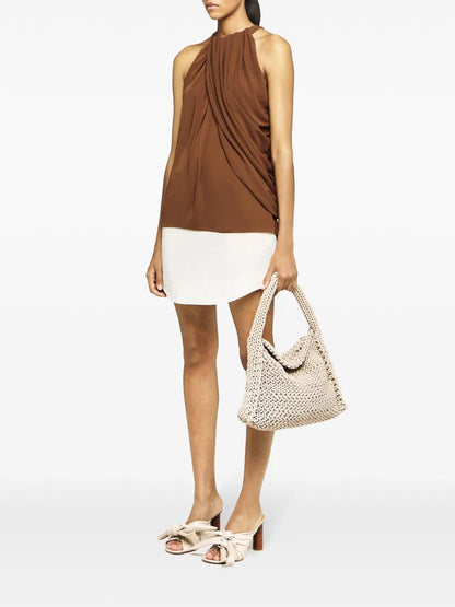 Twisted Halterneck Top