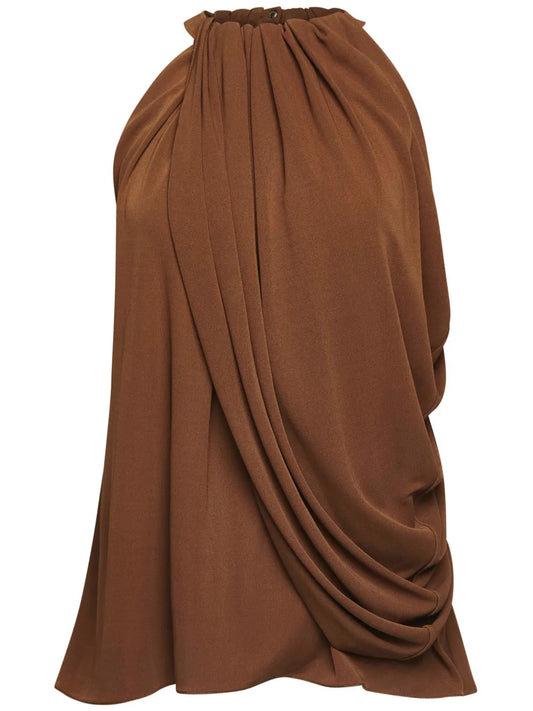 Twisted Halterneck Top