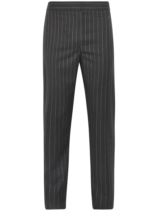 Straight-Leg Tailored Trousers