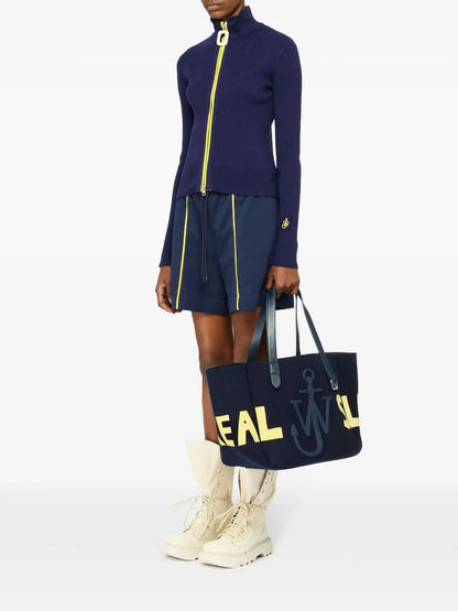 Contrast-Seam Shorts