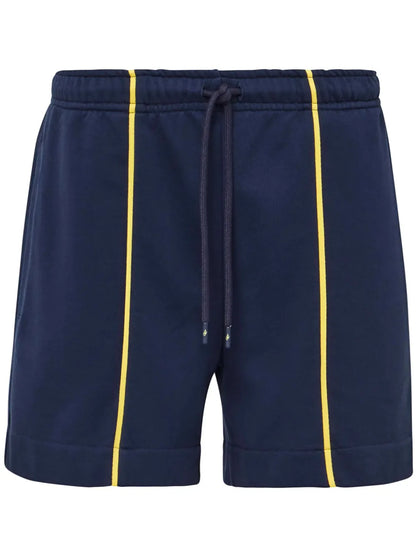 Contrast-Seam Shorts