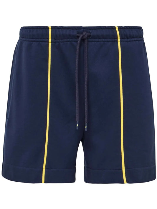 Contrast-Seam Shorts