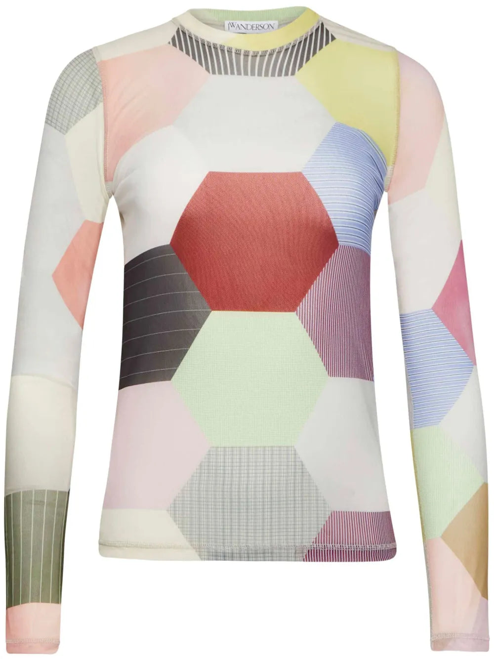 Patchwork-Print T-Shirt