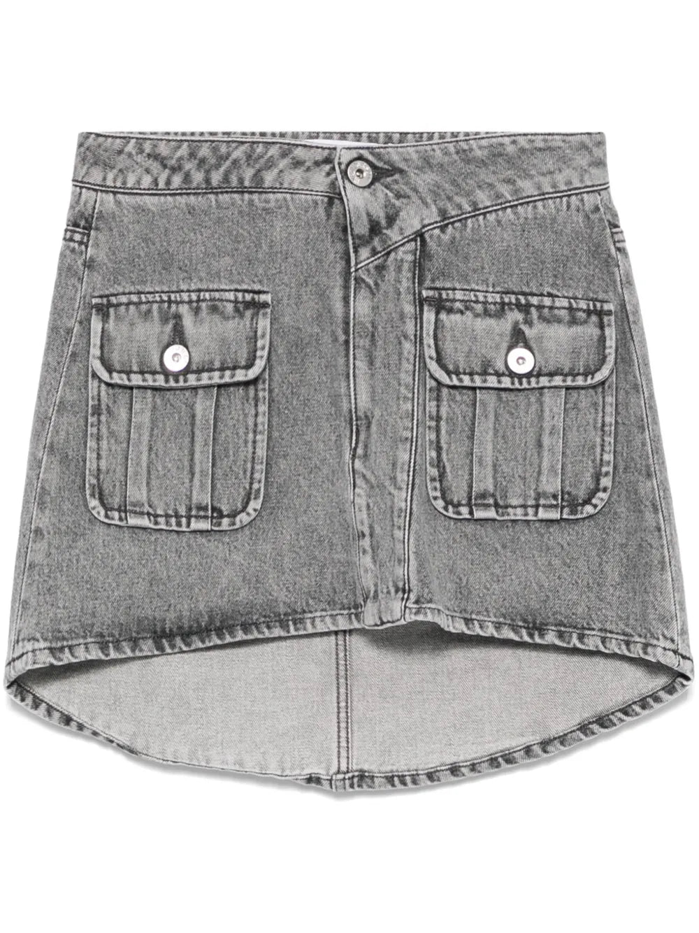 Patch-Pocket Mini Skirt