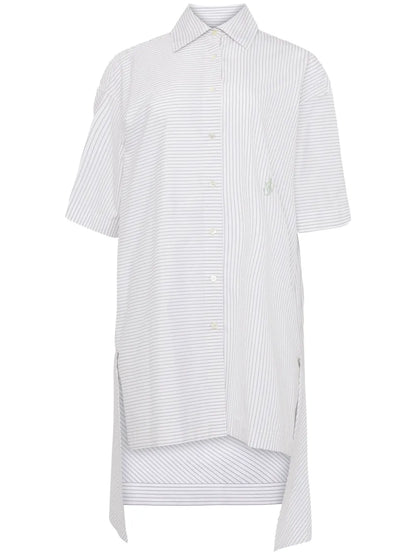 Step-Hem Shirt Dress
