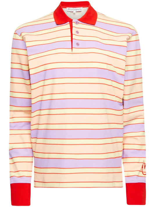 Striped Polo Top