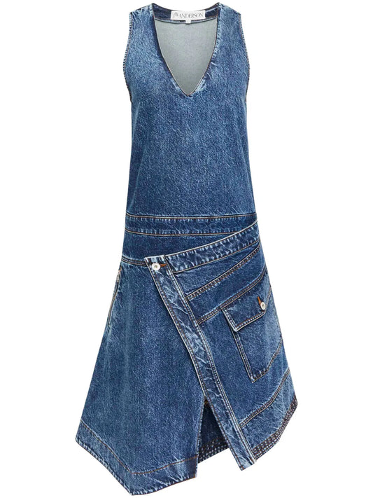 Wrap Sleeveless Dress