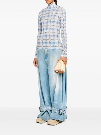 Logo Check-Print Top