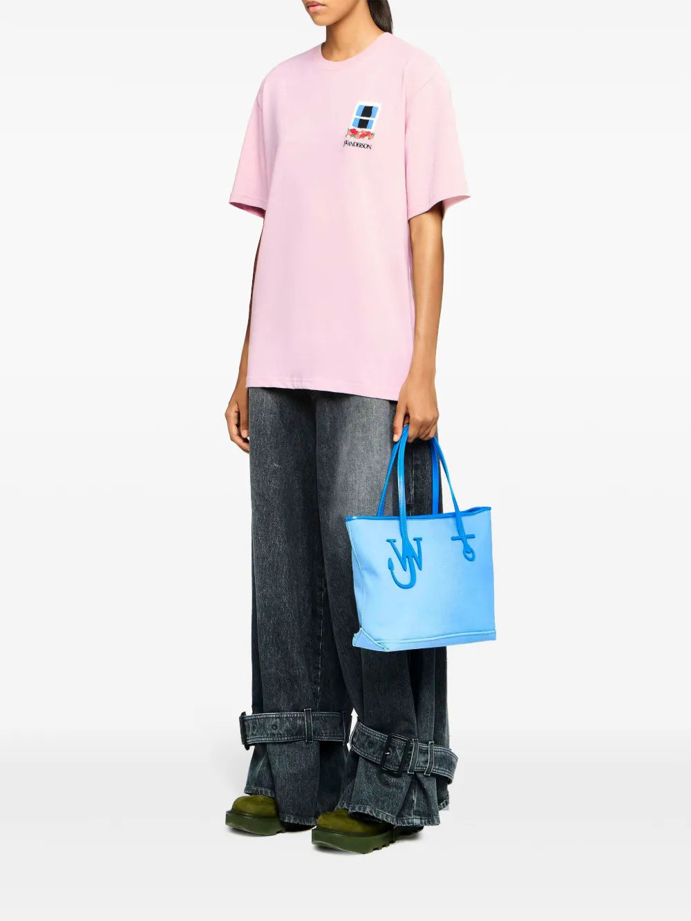 Window-Embroidered T-Shirt
