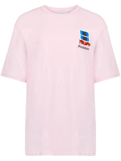Window-Embroidered T-Shirt