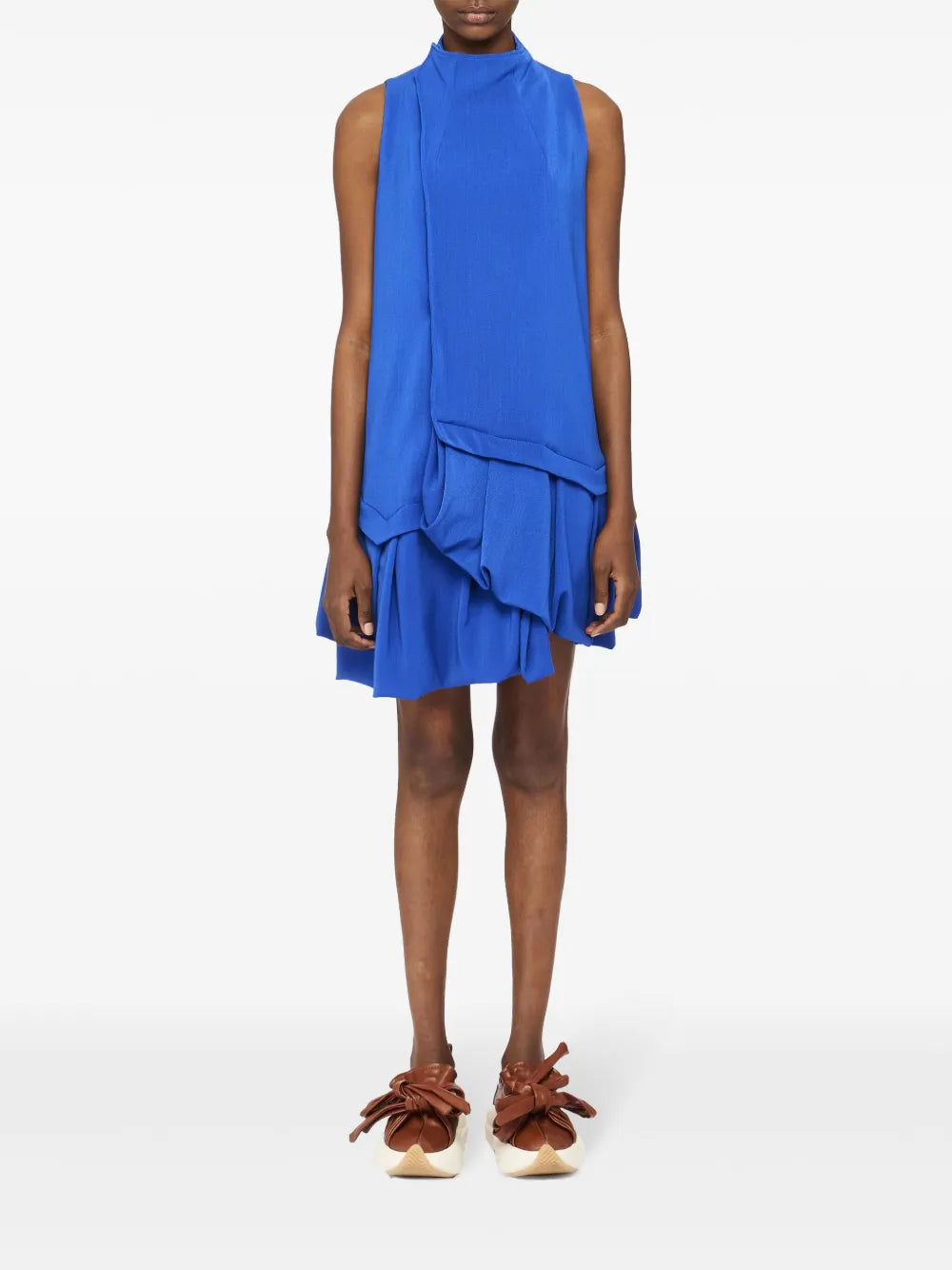 A-Line Ruffled Minidress
