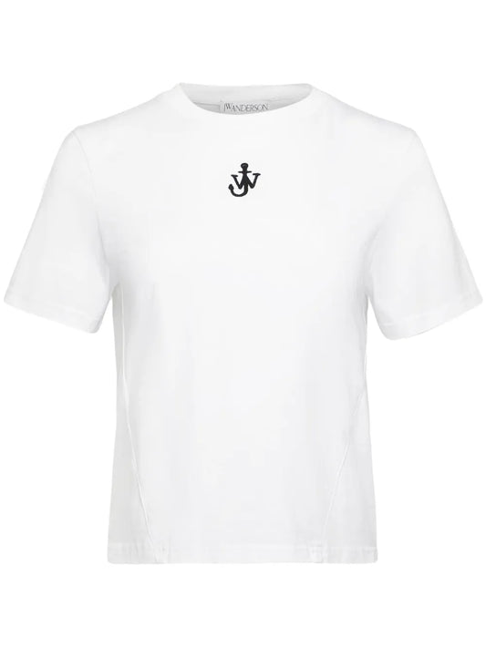 Anchor-Embroidered T-Shirt