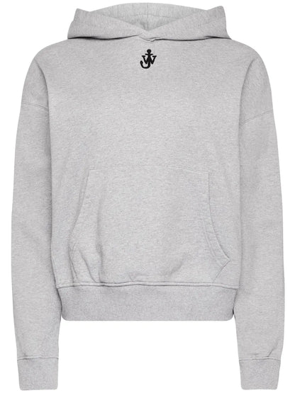 Anchor-Embroidered Hoodie