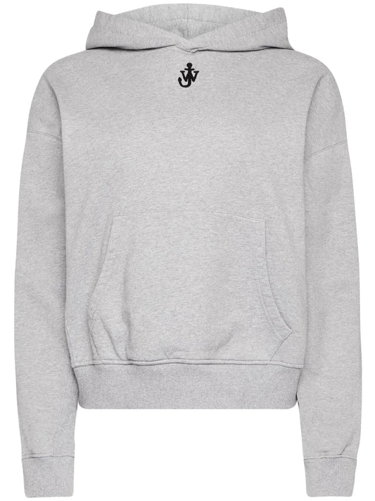 Anchor-Embroidered Hoodie