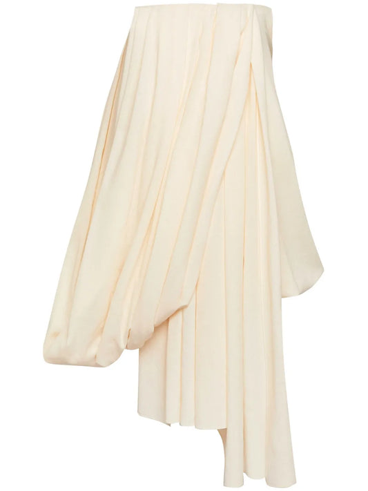 Draped Bustier Dress
