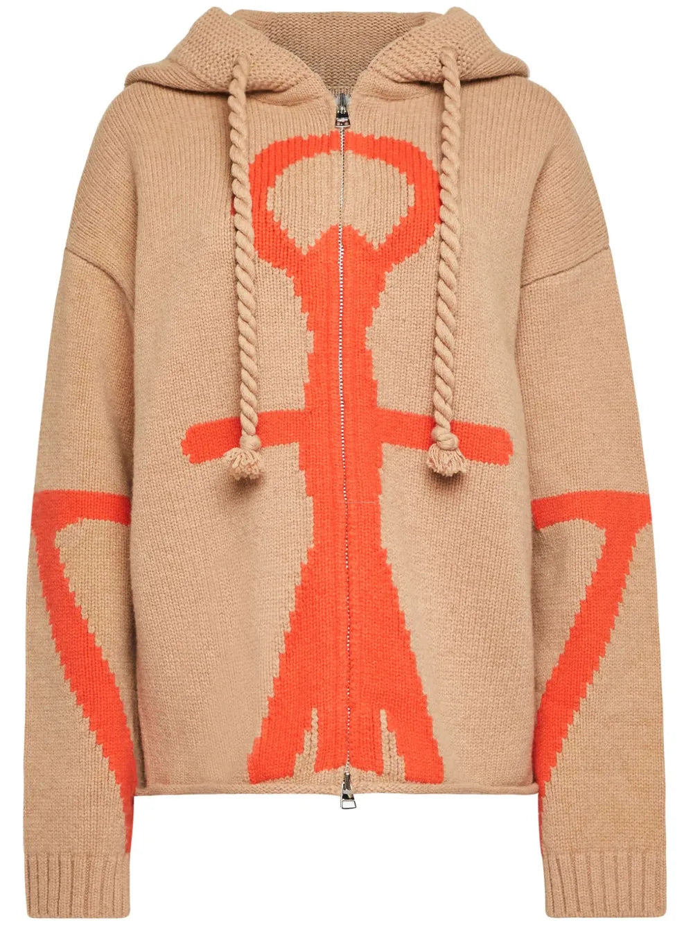 Anchor Logo Knit Hoodie