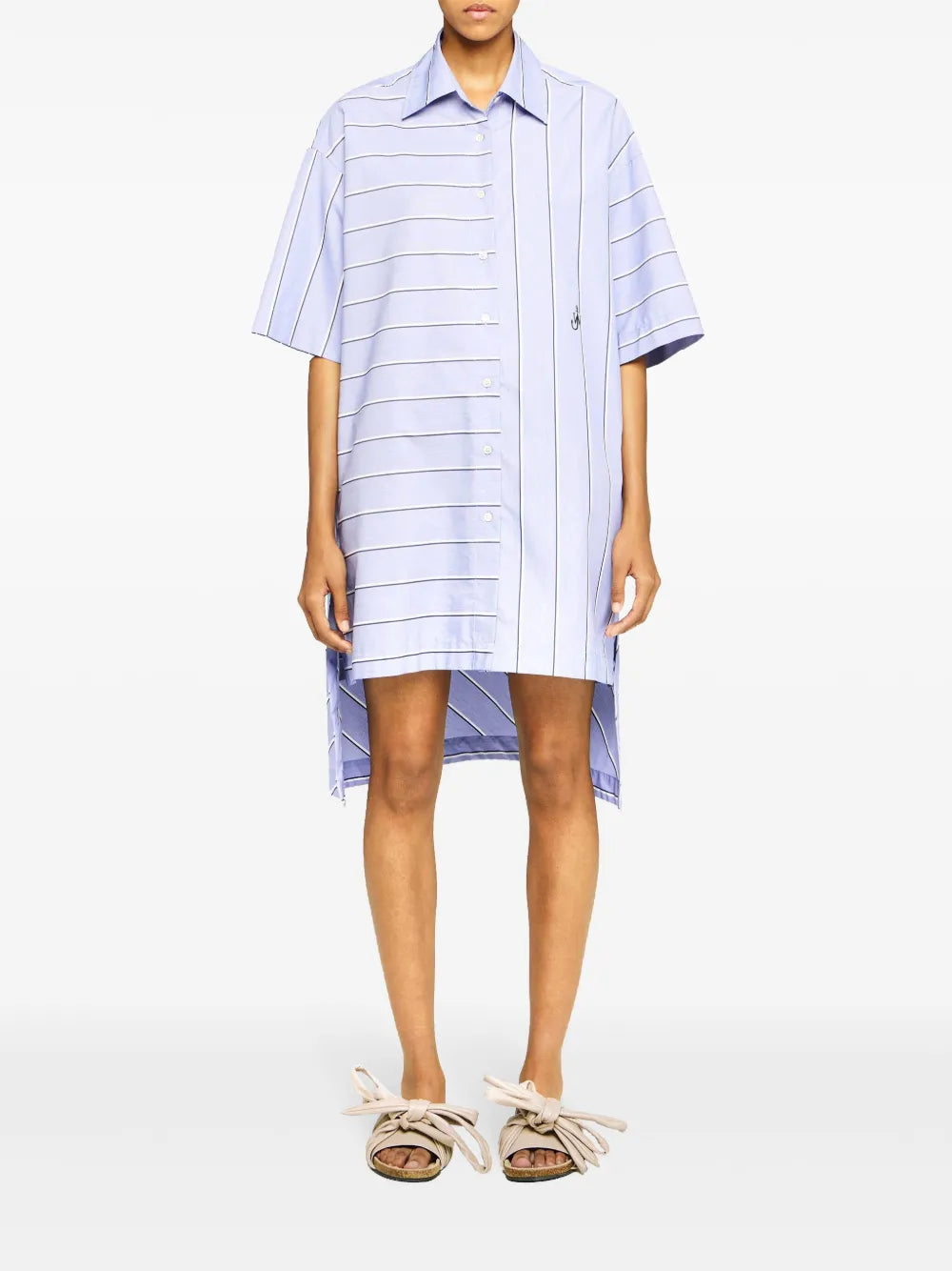 High-Low Hem Shirt Dress