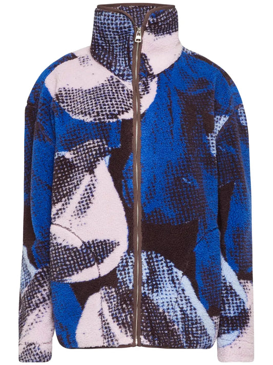 Printed Zip-Front Jacket
