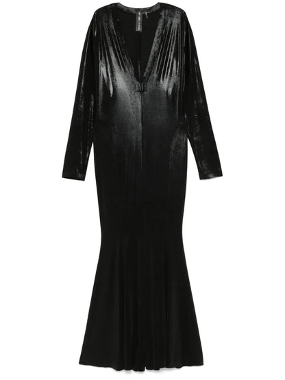 V-Neck Fishtail Dress