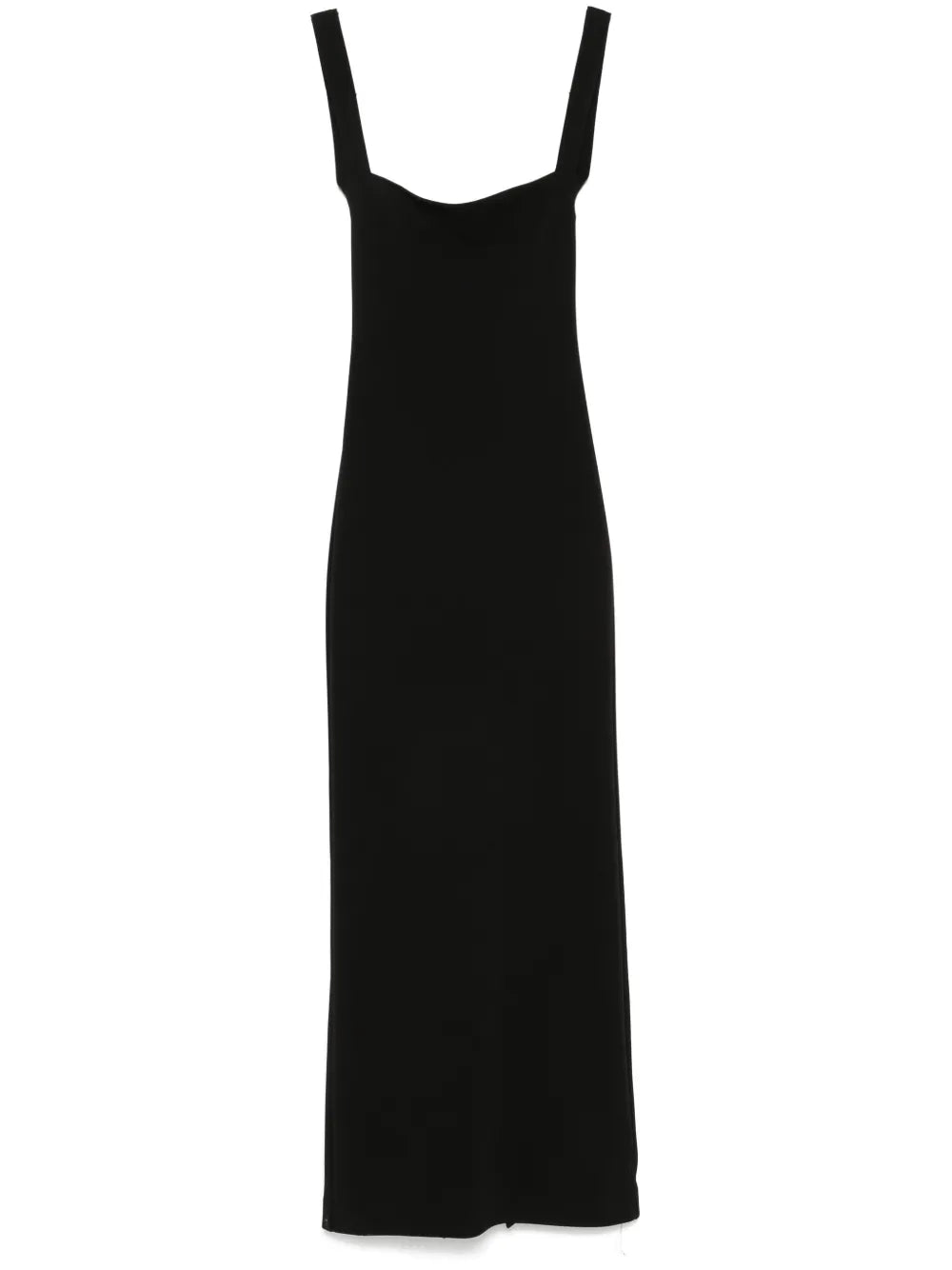 Crepe-Texture Maxi Dress