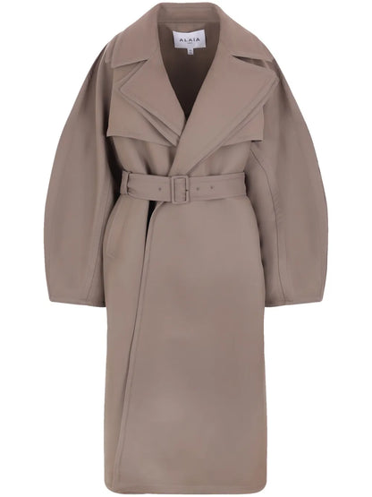Double-Collar Trench Coat