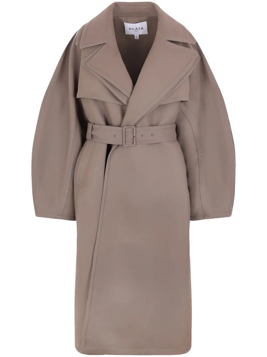 Double-Collar Trench Coat