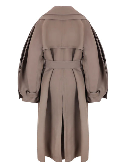 Double-Collar Trench Coat
