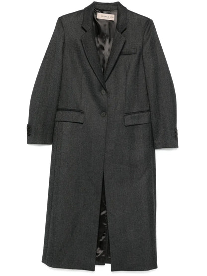Herringbone-Pattern Coat