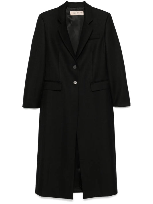 Herringbone-Pattern Coat
