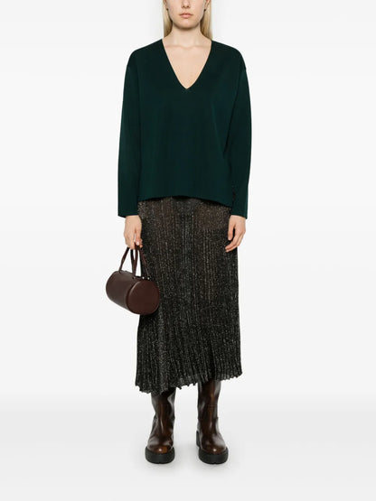 Lurex Patched Mini Skirt