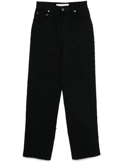 Crystal-Embellished Trousers