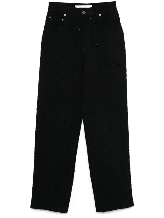 Crystal-Embellished Trousers