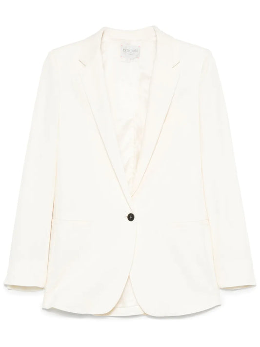 Crepe De Chine Blazer