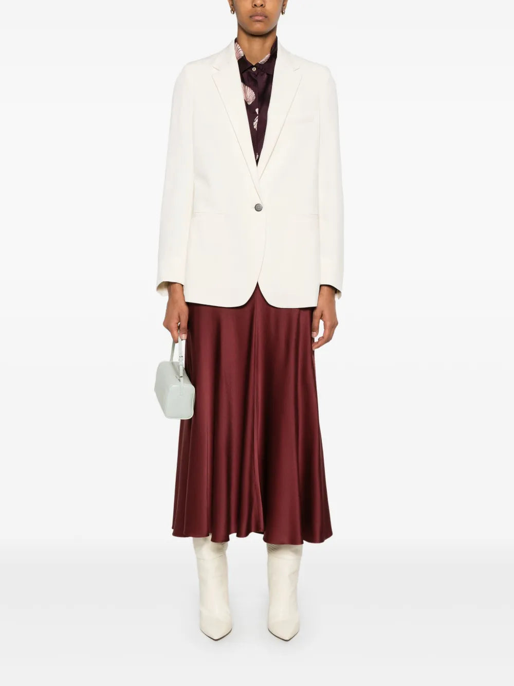 Crepe De Chine Blazer