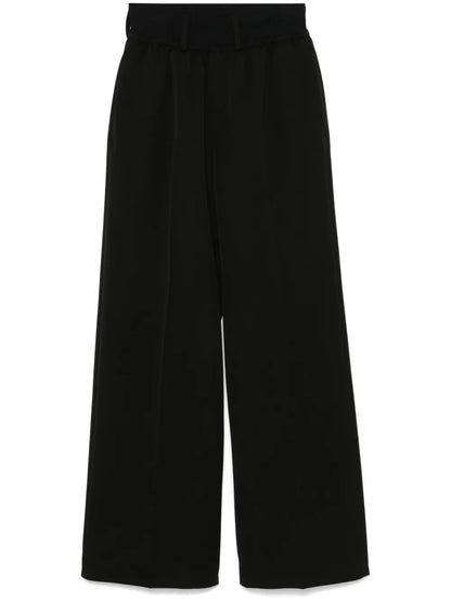 Elasticated-Waist Trousers