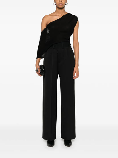 Elasticated-Waist Trousers