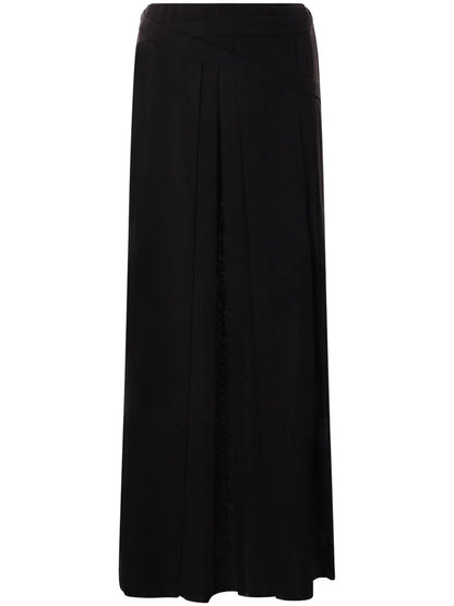Belted Maxi Skirt