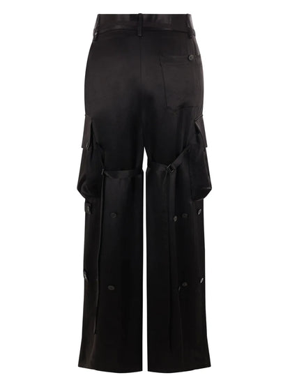 Straight-Leg Cargo Trousers