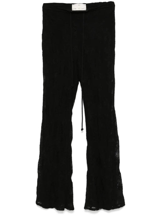 Floral-Lace Trousers