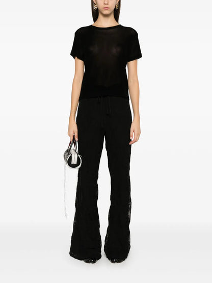 Floral-Lace Trousers