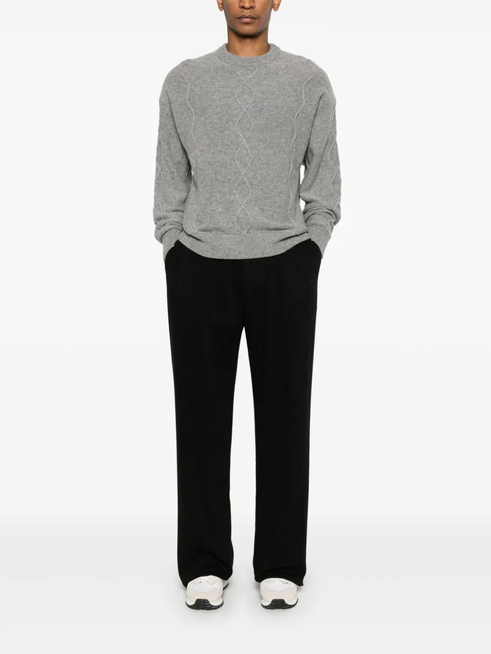 Diamond Cable Sweater